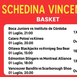 Schedina Vincente – Basket 01/07/2025