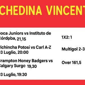 Schedina Vincente – Campeonato Multiple 03/07/2025   