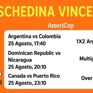 Schedina Vincente – AmeriCup 25/08/2025
