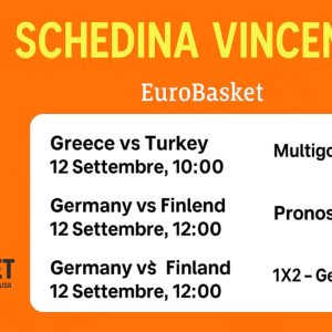Schedina Vincente – EuroBasket Play Offs 12/09/2025