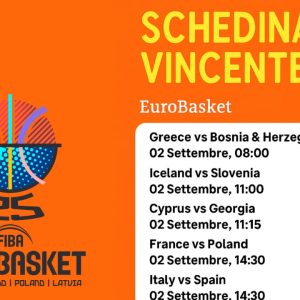 Schedina Vincente – Eurobasket 02/09/2025