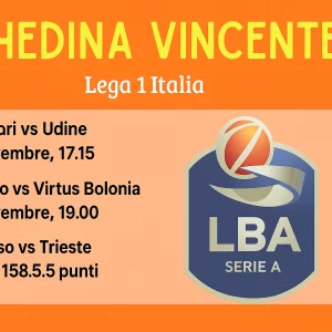 Schedina Vincente – Lega A 1 Novembre 2025